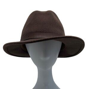 JoS. A. Bank Men's Brown Wool Traveler's Collection Fedora Hat Sz M